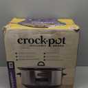 Crock-Pot Large 8-Quart Programmable Slow Cooker with Auto Warm Setting Black Stainless Steel
