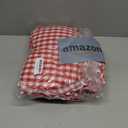 2 Pcs Valentines Day Pillows 16 x 14.5 Inches Red Heart Pillow Red White Ruffle Couch Cushion Heart Gingham Throw Pillow for Valentines Love Gifts, Bedroom, Sofa, Holiday Decor