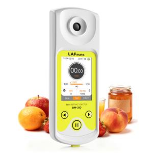 3-in-1 Digital Refractometer with ATC for Wine Making, Home Brewing, Rechargeable 0-95% Brix Meter for Coffee, Juice, Honey, Maple Syrup