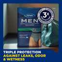 TENA Men Incontinence Underwear, Maximum Plus Absorbency, Adult Diapers, Small/Medium (Waist Sizes 34in-50in), 64 Count (4 packs of 16)