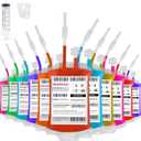11pc Halloween Blood Bags for Drinks, 350ML IV Blood Bags, Vampire Themed Parties & Masquerade