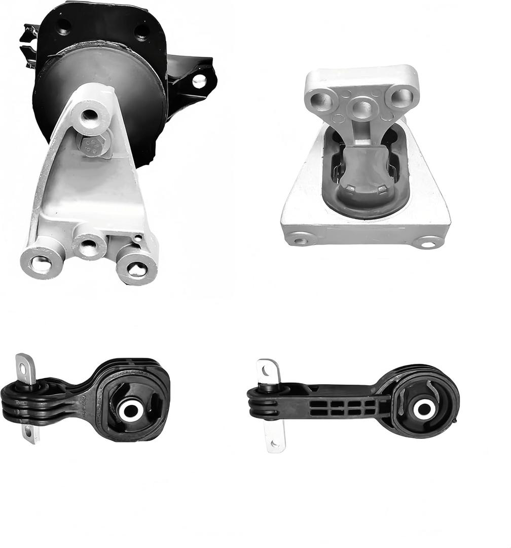4pcs Engine Motor and Trans Mount Kit Compatible with Civic 2006 2007 2008 2009 2010 1.8L Replacement for A4534 A4543 A4546 A4530