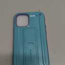 URBANITE for iPhone 12 Case 6.1 Inch, Military Grade Shockproof Dual Layer Protection Cover for iPhone 12 Pro Phone with Screen Protector, Built-in Kickstand (Blue and Purple)