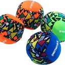 Swimline Neoprene Covered Dive Squishy Balls Toys 4-Pack Weighted Catch and Retrieval Game for Swimming Pool & Bath Tub for Kids Multi Color Rings Underwater Dive Practice Education Learn