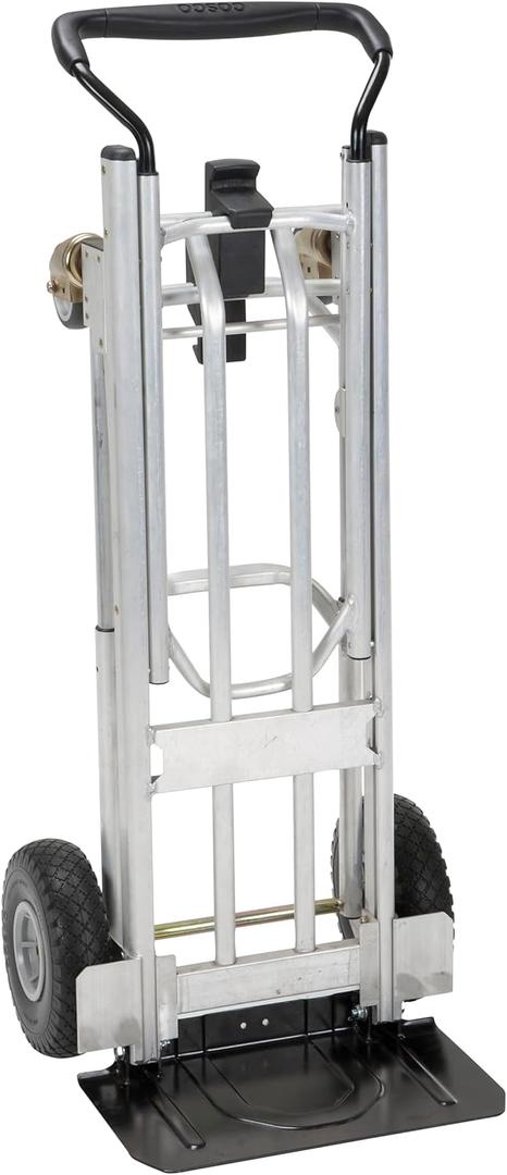 COSCO 4-in-1 Folding Series Hand Truck with Flat-Free Wheels