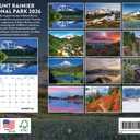 Mount Rainier National Park Calendar 2026 Monthly Wall Calender 12 Month | American Made In The USA