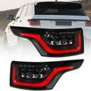 Pair Tail Lights Assembly w/Bulbs Compatible with Range Rover Sport 2014-2018 Rear Tail Lamp Taillight Left & Right Replace LR043974 LR043976