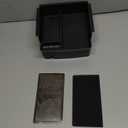 TripleAliners Center Console Organizer Compatible with 2021-2024 Ford Bronco(No for Sport) Accessories 2/4-Door Center Console Storage Box ABS Material with Leather Trim(V2_Retro Grey) Won't Fit 2025