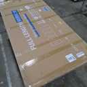 Easly Full Length Mirror with Stand - 38"x77" Full Body Mirror for Floor, Wall Hanging or Leaning - Aluminum Alloy Frame for Living Room, Bedroom, Cloakroom - Black