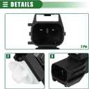Motoforti Outside Ambient Air Temperature Sensor, for Scion XD 2008-2014, Plastic, No.8879022131, Black