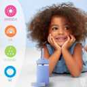 Elk and Friends Kids + Toddler Glass Cups | The Original 12oz Glass Mason Jar with Sleeves + Lids | Silicone Straws + Stopper | Smoothie Cup | Food Storage | Spill Resistant | Dishwasher Safe | 4 Pack