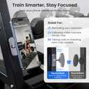 Itramax Gym Magnetic Phone Holder for MagSafe,360 Adjustable Alloy Cell Phone Stand Holder,Dual Magnet Portable Gym Workout Mount with Magnetic Ring for iPhone 17 16 15 14 13 12&Smartphones,Men/Women