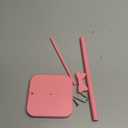 Leinuosen Pink Bow Paper Towel Holder Coquettish Cute Bow Wooden Paper Towel Holder Pink Bathroom Countertop Accessories Kitchen Roll Stand Organizer Standing Apartment Decor Housewarming Gift