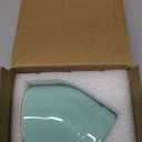 Salt Cellar, Modern Ceramic Salt Pig, Salt Containers for Countertop, Sugar Container, Sugar Jar, Easy Access, Dishwasher Safe (Mint Green)