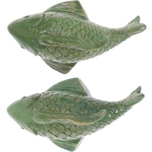 2pcs Fish-shaped Toilet Bolt Cap Covers Bathroom Decoration Accessory Easy Installation Replacement for Toilet Repair Parts