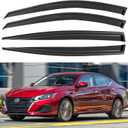 Window Visors Rain Guards for 2019-2026 Nissan Altima, Out-Channel Window Vent Wind Deflectors Visors Shades for 19-26 Altima
