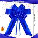 Chunful 30 Inch Graduate Car Bow Large Gift Bow for Cars 2026 Congratulations Graduate Decoration Gift Wrapping Ornament for Present Birthday Party(Blue)
