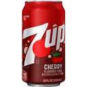 3 x 7UP Cherry Flavored Soda, 12 fl oz cans, 12 pack