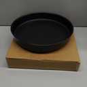 VAEHOLD Lazy Susan Stainless Steel Black Spice Rack Turntable for Pantry Cabinet - Decorative Trays Storage Containers Organizer for Kitchen Cabinet, Snacks, Bathroom (12 inches) Black