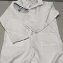 TOGROP 4Pcs Doctor Scientist Lab Costume for Kids Role Play Thick White Coat Birthday Party Gift 6-7 Years M