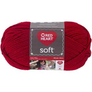 RED HEART Soft Yarn, Really Red (1 Pack)