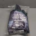 Takuvan Professor Witch Costume Adult Women Dark Green Velvet Dress Wizard Plus Size Costumes Outfit for Halloween Cosplay.M