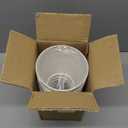 Set of 6 Clip-on Mini Chandelier Lamp Shades,3.5" x 5.1" x 5.5",Small Barrel,Handmade,Traditional Decorative,Natural Linen Lamp Shade,Modern European Style Bell Shade (Beige Linen)