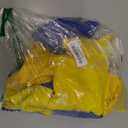 Professional Cornhole Bags - Set of 8 Regulation All Weather Double Sided - Sticky Side/Slick Side Bean Bags for Pro Corn Hole Game (Yellow & Blue)