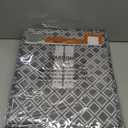 4 Pack Bed Sheet Organizers and Storage, (King & Queen Size) Sheet Organizer for Linen Closet, Foldable Bedding Storage Box with Window for Bedsheets, Duvet Cover and Pillowcase (Dark Grey 4 Pack)