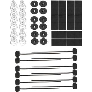 Car Radiator Fan Zip Ties,Car Accessories Electric Radiator Fan Plastic Rods Installation Kit Compatible Mount Hold Radiator Spal Fan,Fit for 7"/9"/10"/12"/14"/16" Electric Cooling Fans (3PCS)