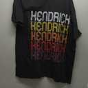 Kendrick Retro Wordmark Pattern - Vintage Style T-shirt T-Shirt (Small, Black)