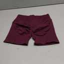 Woman Gym Shorts, Size Small, Push Up Shorts, Burgundy