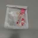 Cotton Dog Collar Light Pink Flower Pattern for Boys and Girls Cute Dog Collars Summer Fall Gift Adjustable for Small to Medium Breed Dogs (XS)