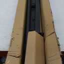Upgrade 4-Step Outdoor Handrail Kit - Black Transitional Hand Rail for Outdoor Steps (3-4 Steps)