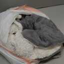 BEDELITE Fluffy Queen Comforter Set  Super Soft Sherpa Grey Comforter for Queen Size Bed, Luxury Warm Bedding Set for Winter, Fuzzy Bed Set 3 Pieces (1 Comforter, 2 Pillowcases)