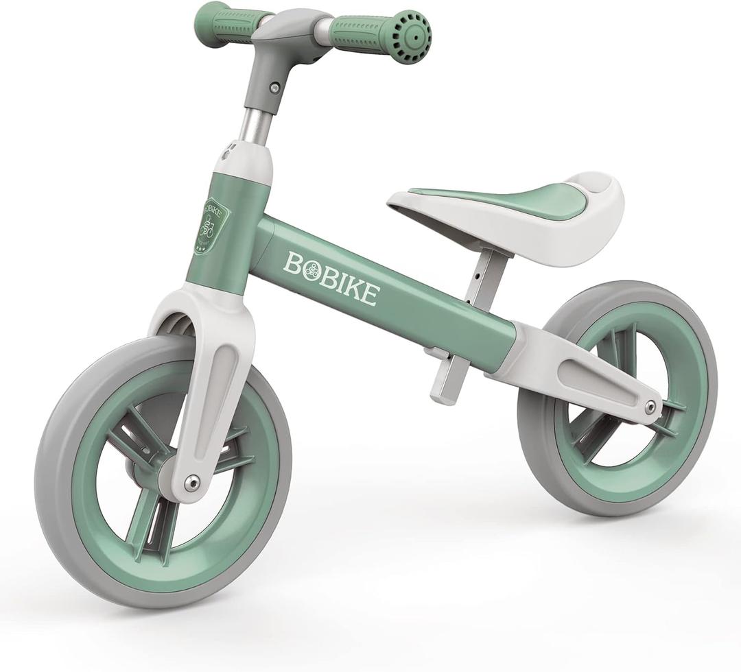 Bobike Toddler Balance Bike Toys for 1 to 4 Year Old Girls Boys Adjustable Seat and Handlebar No-Pedal Training Bike Best Gifts for Kids | Toys, Adjustable Seat, Adjustable Handlebar, Best Gifts for Kids, Toys, Adjustable Seat (green)