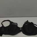 Smart & Sexy Women's Plunge Bra  Mesh Design for Alluring Lift and Comfort (34D, Black Hue (Mesh))