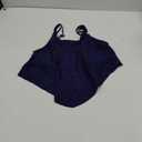 Aderea Womens Bikini Tops Bathing Suit Top for Large Bust Push Up Swimsuit Top Black Tankini Tops Only with Built in Bra, XXL