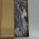 Industrial Iron Pipe Clothes Hanging Bar DIY Wall-Mounted Garment Rack Heavy Duty Clothing Rack for Bedroom, Laundry Room, Closet Storage (Black 24 inch)