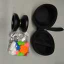 MAGICYOYO V3 Yoyo for Kids 8-12 or Above, Responsive Yoyo Professional with Dual Function, Professional Trick Yo yo for Adults with 12 Yo-yo Strings, KK Bearing, Bearing Puller, Axle,Case Bag -Black