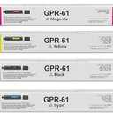 High Yield GPR-61 Compatible GPR61 Toner Cartridge Replacement for Canon GPR 61 Use for Canon imageRUNNER Advance DX C5840i C5850i C5860i C5870i Printes, 71,000 Pages