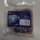 Officemate Assorted Size and Color Rubber Bands, 4 oz (82025), 0.05 x 5.75 x 1.75 inches, Assorted