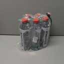 BODYARMOR SportWater Alkaline Water, High Alkaline Bottled Water, pH 9+, 1 Liter (6 Pack), Refreshing Electrolyte Water Pack, Wide Mouth Bottle