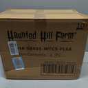Haunted Hill Farm Life-Size Scary Talking Witch with Broomstick, Halloween Animatronic with Touch Activated Lights and Sound, Battery Operated Indoor or Covered Outdoor Halloween Decorations