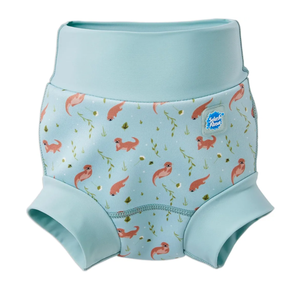 Splash About Happy Nappy Reusable Swim Diaper, Playful Otters, 2-3 Years