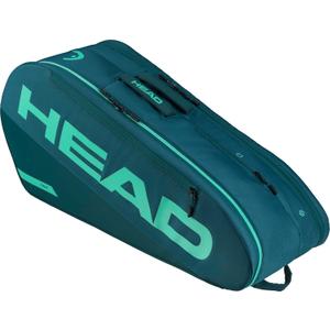 HEAD Tour Racquet Bag M (6R) Tennis Bag - Holds Up to 6 Racquets, CCT+ Climate Control Technology, 2 Main Compartments, Shoe Pocket & Backpack Carry System, Medium
