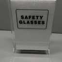 Safety Glasses Case, Acrylic Storage Holder for Industrial Dental and Laboratory Environments Transparent Holder for Disposable Goggles or Wall-Mounted Toy Snack Organiser