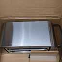 Elite Gourmet ECT4123X Long Slot 4 Slice Toaster, Extra Wide 1.5" and 5.1" Deep Slots, Bagel, Defrost & Cancel Functions, 6 Toast Shade Settings, Fits Bagels, Waffles, Artisan Breads, Stainless Steel