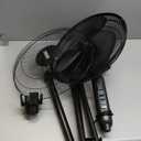 EZ-CHILL 16 Oscillating Pedestal Fan, 3-speed Options, 90-Degree Oscillating Head, Adjustable Height and Tilt, Powerful Air Flow, Black, MTFS-16B-BLK