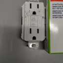 Leviton GFCI Weather-Resistant Outlet, 15 Amp, Self Test, Tamper-Resistant with LED Indicator Light, Outdoor Locations, GFWT1-W, White